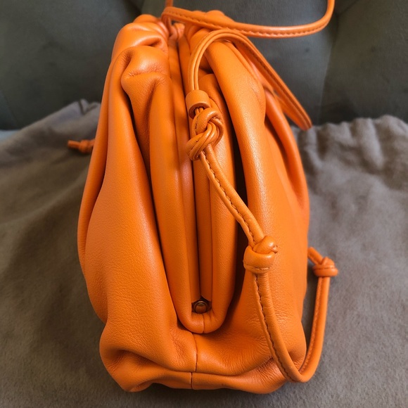 Bottega Veneta Mini Pouch in Orange - Picture 6 of 9